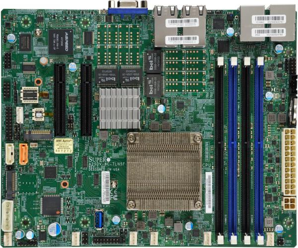 Supermicro A2SDV-16C-TLN5F, Atom-C3958(16-Core), Video, 4x 10GB/X557, 2x SATA3,M.2,IPMI,DDR4(256GB)