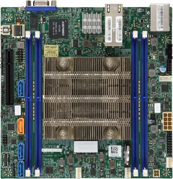 Supermicro X11SDV-12C-TLN2F, D-2141i/8C/8T, PCI-e, Video, 2x 10GB/X557, 8x SATA3+R, IPMI,DDR4(256GB)