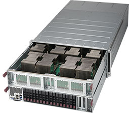Super 4029GP-TXRT,2xLGA3647,Up To 8xTesla P100,Video,2x10GB,16x2.5" HS SATA+R,IPMI,D4(3TB),4U/R4000W