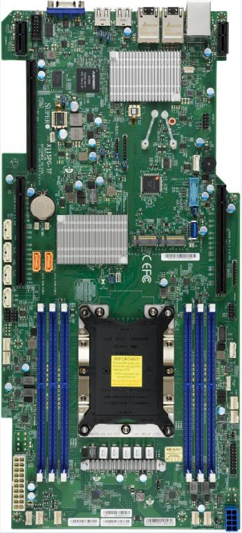 Super X11SPG-TF, 1x LGA3647, Up to 3x GPU, VGA, 2x 10GB/X550, 6x SATA3(C621)+R, IPMI,DDR4(768GB)