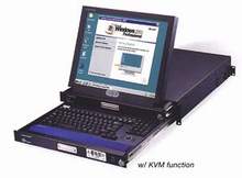 2U Rackmount 17" TFT LCD Monitor Keyboard Drawer w/8 port KVM Switch