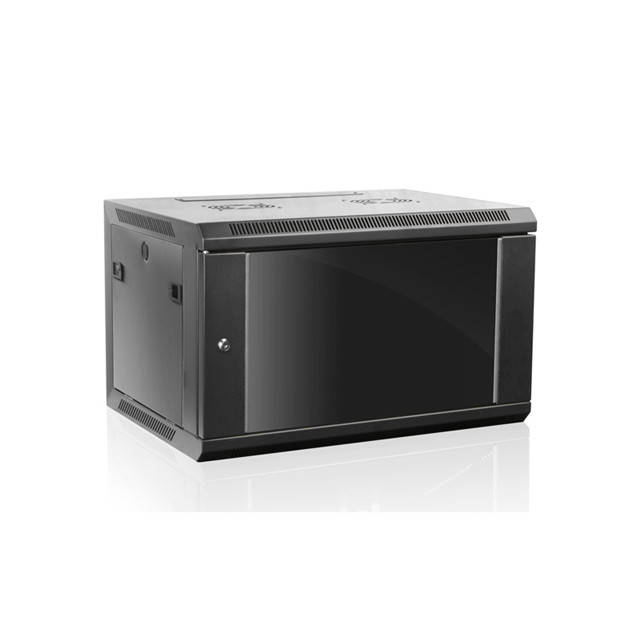iStarUSA CLAYTEK 6U 450mm Depth Wallmount Server Cabinet w/ 1U 10-outlet Overload Protection PDU