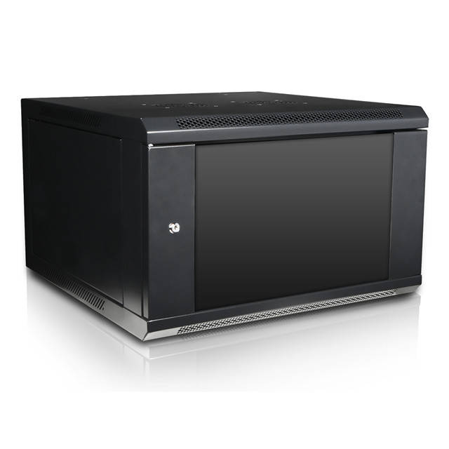 iStarUSA CLAYTEK WM660-PP24C6 6U 600mm Depth Wallmount Server Cabinet w/1U 24-port Cat6 Patch Panel