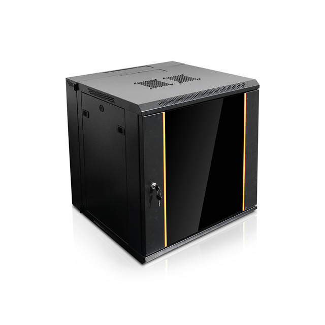 iStarUSA 12U 550mm Depth Swing-out Wallmount Server Cabinet w/ 10 Outlet Overload Protection PDU