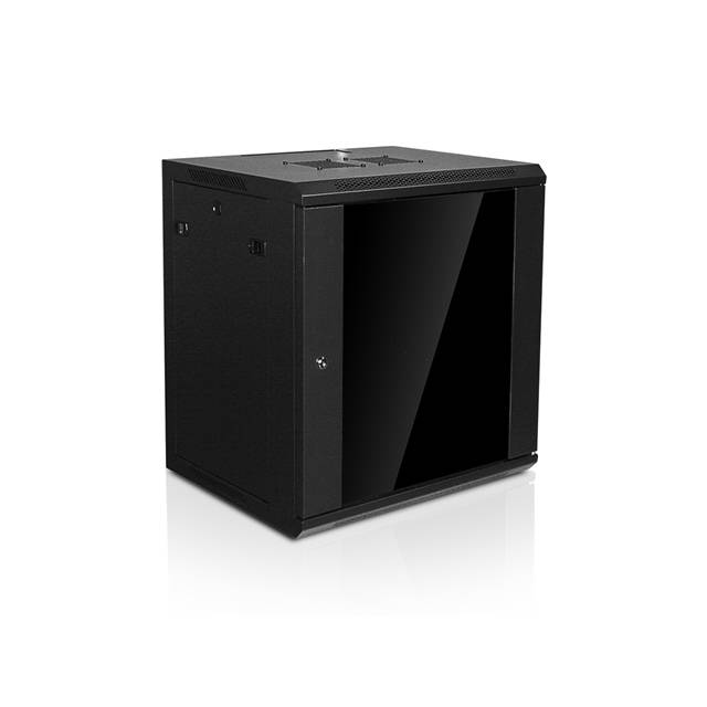 iStarUSA WM1245-PP24C6 12U 450mm Depth Wallmount Server Cabinet w/ 1U 24-port Cat6 Patch Panel
