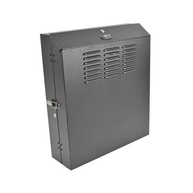 Tripp Lite SmartRack 4U Low-Profile Vertical-Mount Switch-Depth Wall-Mount Rack Enclosure Cabinet