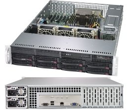 Super 2013S-C0R,1xAMD7000,6xPCIe+M.2,Video,2xGB/210,8xHS SAS3(3008/IR mode),IPMI,D4(1TB),2U RM,R740W