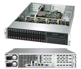 Super 2113S-WTRT, 1x AMD 7000, Video, 2x 10GB Lan,16x HS 2.5" SATA3 Bays,IPMI,DDR4(2TB),2U RM,R1200W