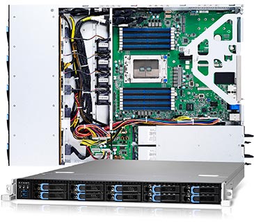Tyan System B8026G62FE10HR 1U RM Single Socket AMD EPYC 10x2.5 inch HS Brown Box
