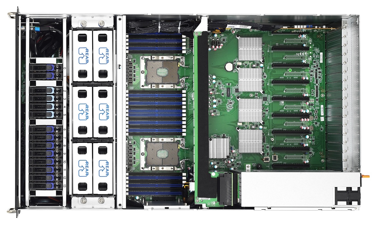 Tyan System B7109F77DV10E4HR-2T-N 4U Rackmount Dual Socket Xeon 10x2.5 inch SATA 4x2.5 inch HotSwap