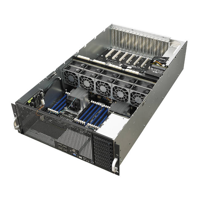 Asus ESC8000 G4 Dual LGA3647/ Intel C621/ DDR4/ V&3GbE 4U Rackmount Server Barebone System
