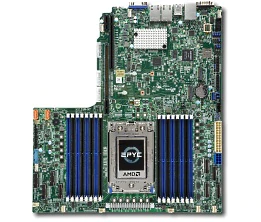Supermicro H11SSW-NT,1xAMD7002/Socket SP3,2xPCIe,VGA,2x10Gb LAN,12xNVMe via SlimSAS+M.2,IPMI,D4(2TB)