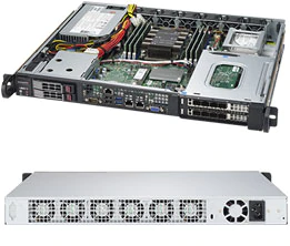 Super 1019P-FHN2T,1xLGA3647,2xPCIe,Video,2x10GB/X722+,2xHS+2xIn 2.5" Bays,IPMI,D4(1.5TB),1U/500W