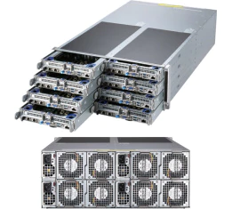 Super F1114S-FT,8xNode FT,1xAMD 7003,2xPCIe4,Video,1xAIOM,4x 2.5" Fixed Bays,IPMI,D4(4TB),4U RM,R2KW
