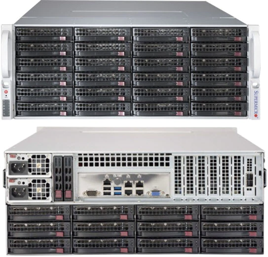 Supermicro SC847BE2C-R1K23LP, 4U RM, 36x (24 front+12 rear) HS SAS3(12Gbps) Bays, 2x E2C Exp ,R1200W
