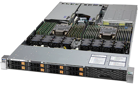 Super 120H-TNR,2xLGA-4189,3xPCIe4.0,Video,LAN via Slim-AIOM,8xHS 2.5" SAS/NVMe,IPMI,D4(8TB),1U/R12KW