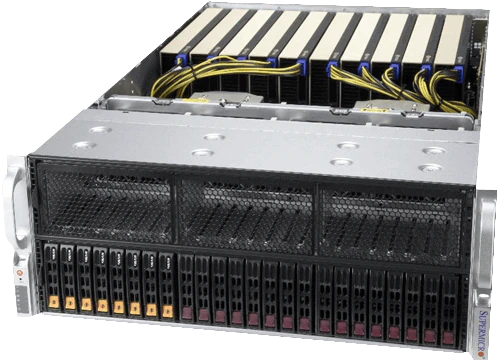 Super 420GP-TNR, 2xLGA-4189,12xPCIe4.0,Video,2xGB,24x2.5" HS SATA3(8xNVMe),IPMI,D4(12TB),4U/R2KW(4x)