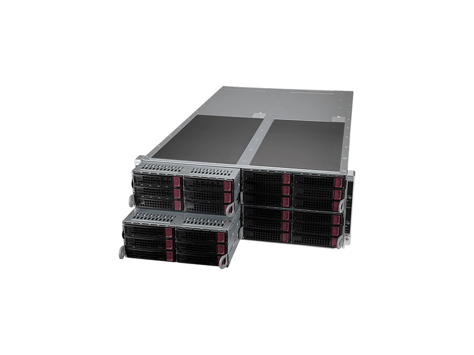 Super F620P3-RTBN,4x Nodes,2xLGA-4189,Video,1x AIOM,8xHS SATA3 or 6x2.5" NVMe,IPMI,D4(4TB),4U/R2200W