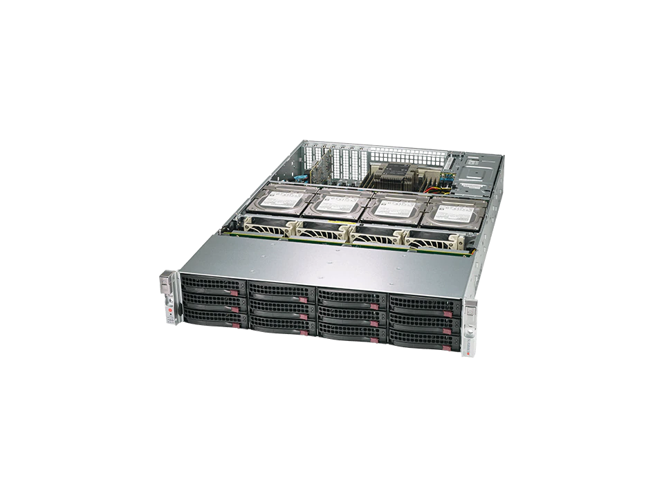 Super 620P-ACR16L, 2x LGA-4189, Video, 2x GB LAN, 16x HS SAS3(3816/IT Mode), IPMI, D4(4TB),2U/R1600W