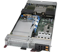 SuperBlade SBi-610P-1T2N,1xLGA-4189,Video,2x25GB,2xHS 2.5" NVMe/SATA3 Bays,2xNVMe M.2,IPMI,D4(4TB)