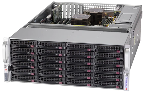 Super 640P-E1CR36L,2xLGA-4189,Video,2x10Gb/X550,36xHS 3.5" SAS3/SATA(3808),Exp,IPMI,D4(4T),4U/R1600W