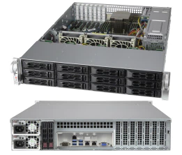 Super 2014S-TR, 1xAMD 7003,7xPCIe 4.0,VGA,2x GB LAN,12x HS SATA3 Bays,2xM.2,IPMI,D4(2TB),2U RM,R920W