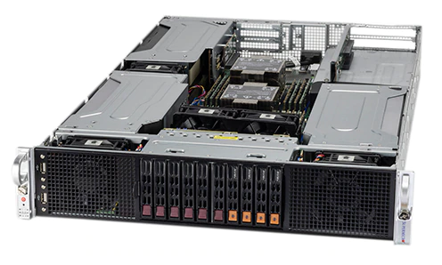 Super 220GP-TNR,2x LGA-4189,8xPCIe4.0,Video,LAN via AIOM,10xHS 2.5"(6x NVMe),IPMI,D4(4TB),2U/R2600W