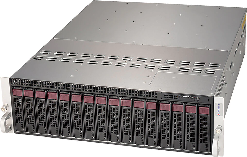 Super 530MT-H8TNR,8x Node,E2300/LGA1200,Video,2xGB Lan,2x3.5" or 2x2.5" NVMe,IPMI,D4/128G,3U/R2000W