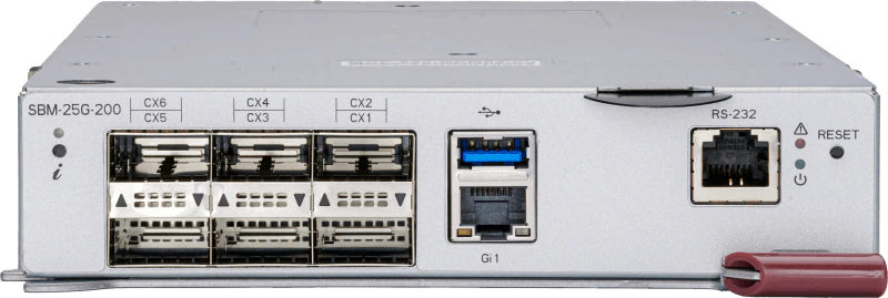Super SBM-25G-200, 6x 40G/100G+1G Uplinks, 40/56x 25Gb Downlinks Super/Microlade Switch