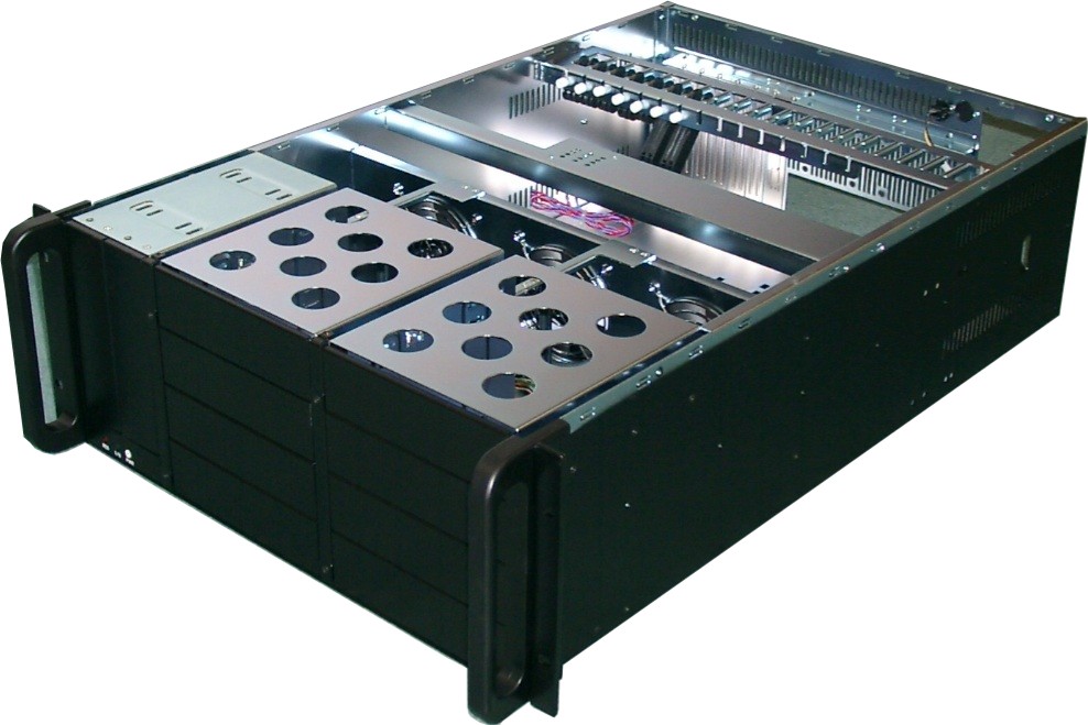 AIC RMC4F2-9, 4U RM/Long, 10x Bays, 460W P.S