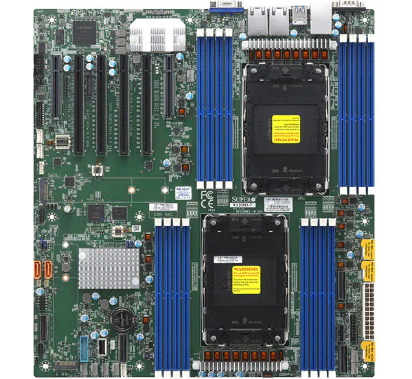 Super X13DEI,4th Gen 2x LGA-4677,6x PCI5.0, VGA, 2x GB LAN, 10x SATA3+R,2x M.2+2x SDOM,IPMI,D5(4TB)