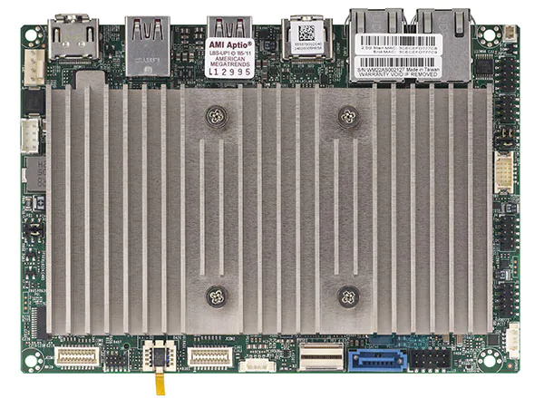 Super X13SAN-C, Celeron® 7305E, VGA, HD Audio/HDMi, 2x 2.5GB LAN, 1x SATA3, DDR5(64GB) SODIMM