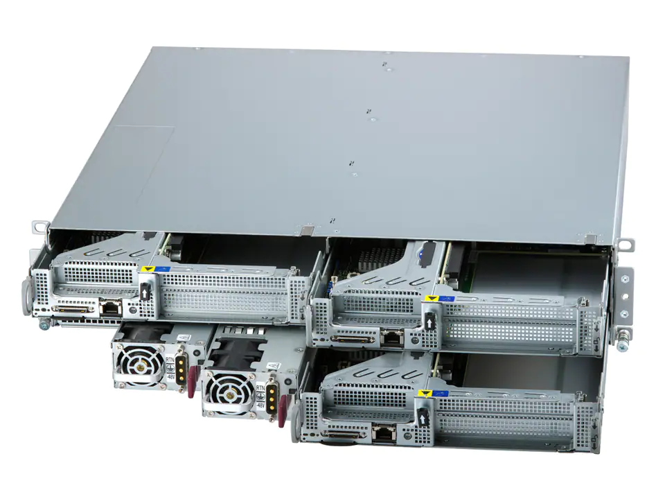 Super 211SE-31D,3x Nodes,4Gen 1xLGA-4189,Video,1xGB,2xNVMe M.2,IPMI,KVM+COM,D5(2TB),2U R2KW, *DC