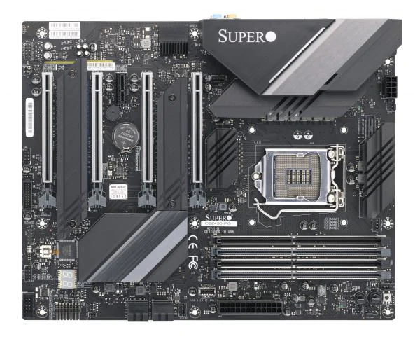 Super C9Z490-PG, 10th i9/i7/i5 LGA-1200, VGA, HD Audio, 1x 10GB+1x GB, 4xSATA3+R, M.2, DDR4(128GB)