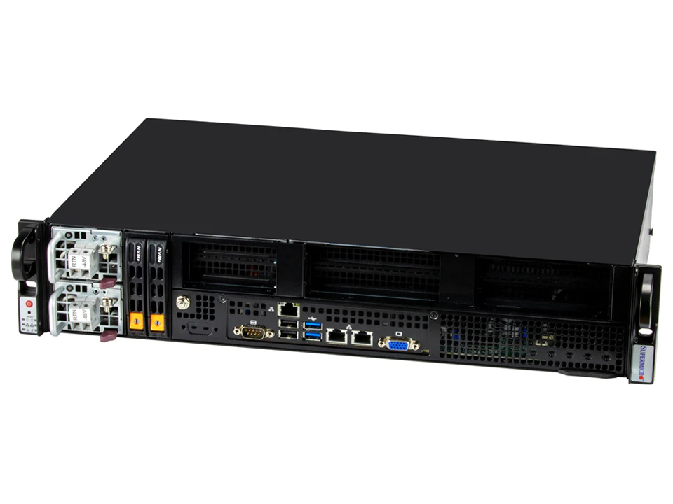 Super 211E-FRDN2T,1xLGA-4677,4xPCIe5.0,Video,2x10GB LAN,2x Int 2.5" NVMe,IPM,D5(2TB),2U/R600W,DC-48V