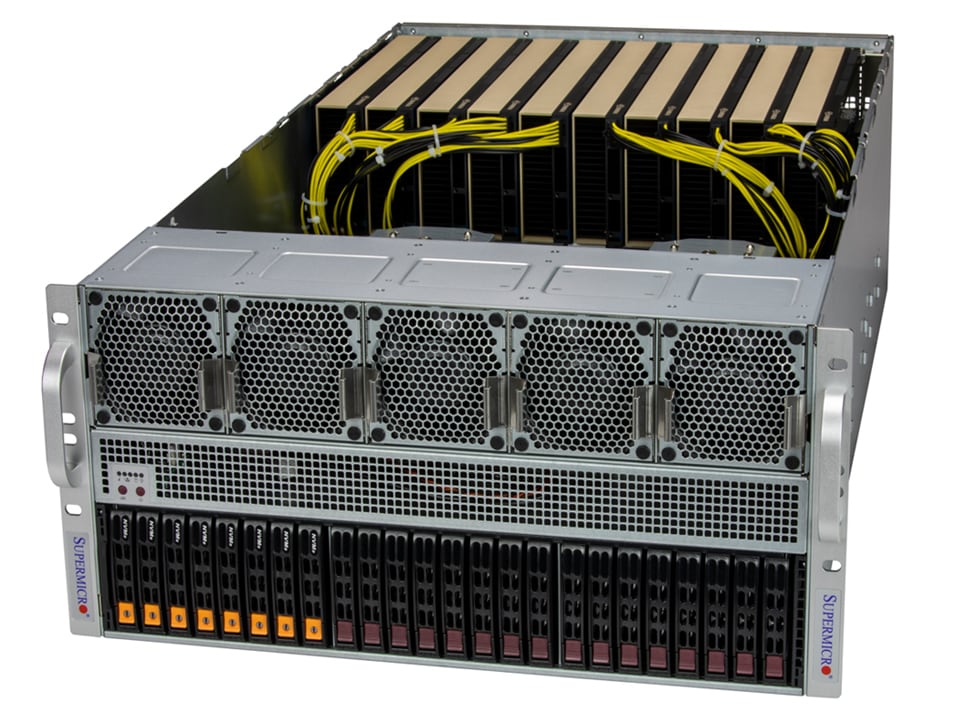Super 521GE-TNRT,2xLGA-4677,13xPCIe5.0,VGA,2x10GB,24x2.5"HS SATA/SAS/NVMe,M.2,IPMI,D5(8TB),5U/R2700W