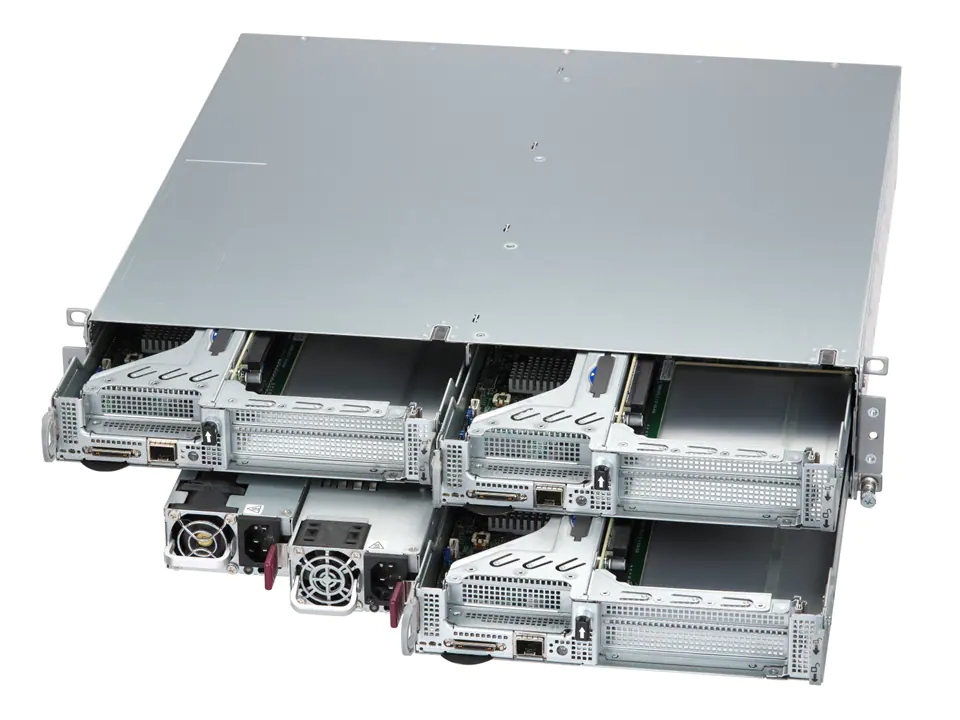 Super 211SE-31AS,3xNodes,4Gen 1xLGA-4189,Video,1xGB/SFP,2xNVMe M.2,IPMI,KVM+COM,D5(2TB),2U R2KW, *AC