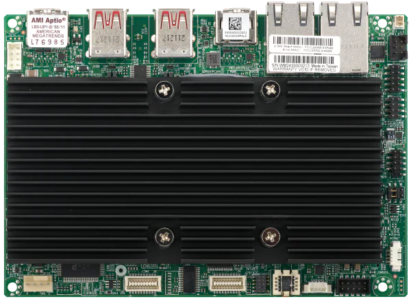 Super A4SAN-E-WOHS,Atom x7433RE(9W,4C),UHD+2xHDMi,LVDS,HD Audio,2x2.5GB,3xM.2,TPM,D5 SODIMM(16GB)