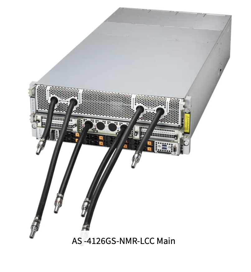 Super GPU A+ Server AS -4126GS-NMR-LCC, DP AMD 4U Liquid-Cooled System with AMD Instinct¿ MI355X
