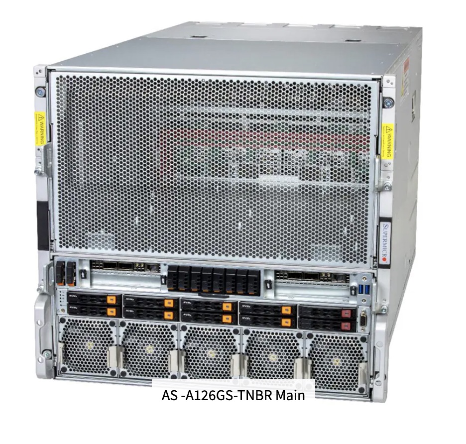 Super GPU A+ Server AS -A126GS-TNBR, DP AMD 10U System with NVIDIA HGX B200 8-GPU
