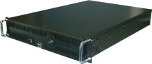 AIC IPCH2-8, 2U Rackmount,  w/300W Hot-swap redundant Power Supply, Black