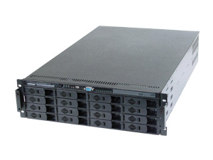 AIC RMC3E2-XPPS, 3U RM, 16x HS SATA Bays, 1x Slim CD & FDD, w/MultiLane Backplane, 650W(2+1) P.S