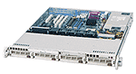 Supermicro SC813MT-300, 1U RM, 4x HS SATA+1x Slim CD&FDD Bays, 300W P.S