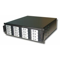 AIC RMS3E2-6i-S, 3U 2U RM JBOD, 16x HS SCA Bays+4 CHs Backplane, 2x 400W