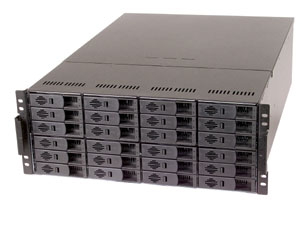 AIC RMC4E2-XPSS, 4U RM, 24x HS SATA+2x Int Bays, 950W(3+1) P.S