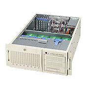Supermicro SC743i-650, 4U RM/Tower, 2x 5.25"+1x 3.5" Ext+8x HDD Bays, 650W P.S
