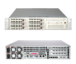 Super 2020A-8R, Dual AMD/Dual-Core, Video, 2x GB Lan, 6x HS SCSI/U320, DDR(16GB), 2U RM, 500W(1+1)